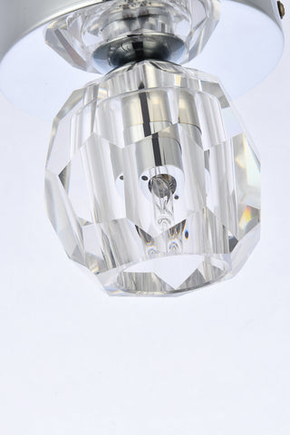 Eren LED Flush Mount in Chrome