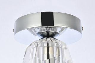Eren LED Flush Mount in Chrome