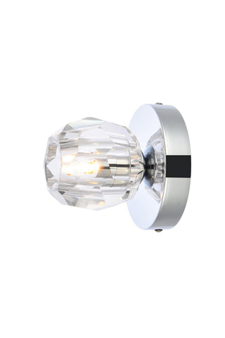 Eren LED Flush Mount in Chrome