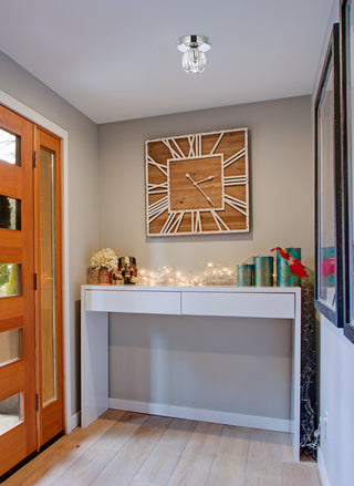 Eren LED Flush Mount in Chrome