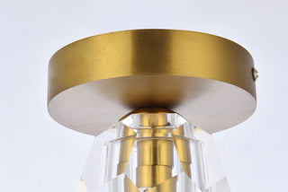 Eren LED Flush Mount in Gold