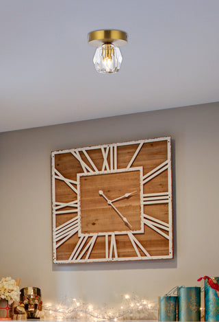 Eren LED Flush Mount in Gold