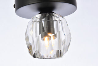 Eren LED Flush Mount in Black