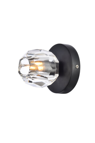 Eren LED Flush Mount in Black