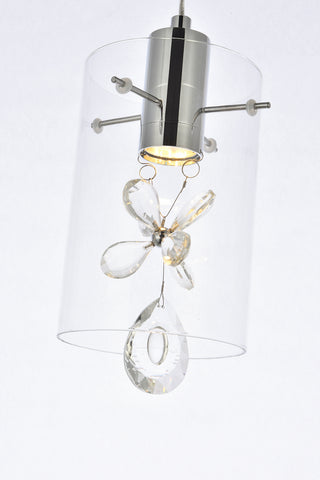 Hana LED Pendant in Chrome