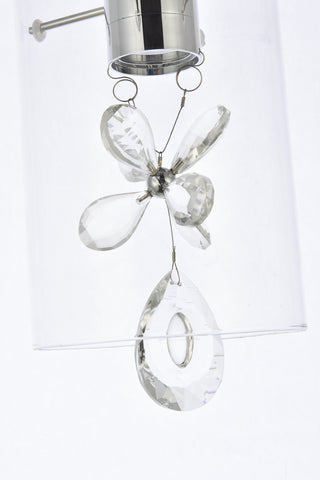 Hana LED Pendant in Chrome
