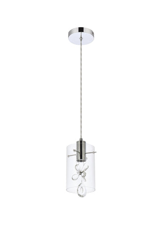 Hana LED Pendant in Chrome