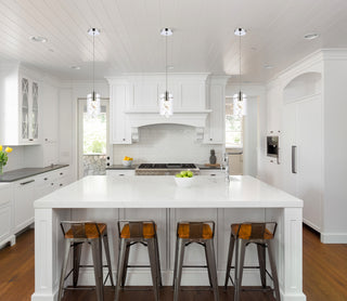 Hana LED Pendant in Chrome
