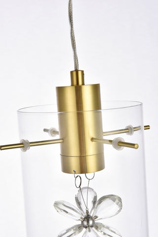 Hana LED Pendant in Gold