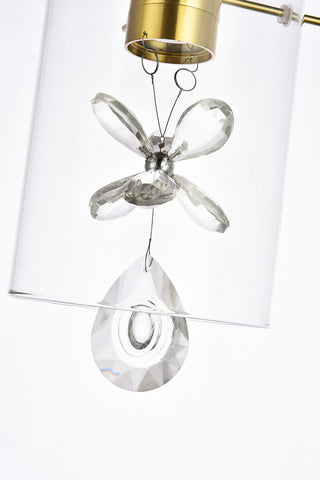 Hana LED Pendant in Gold