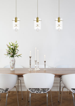 Hana LED Pendant in Gold