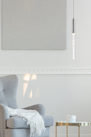 Ruelle LED Pendant in Chrome