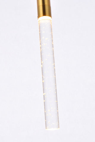 Ruelle LED Pendant in Gold