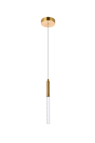 Ruelle LED Pendant in Gold