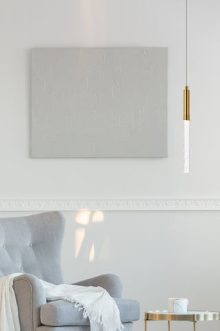 Ruelle LED Pendant in Gold