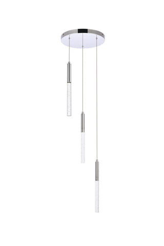 Ruelle LED Pendant in Chrome