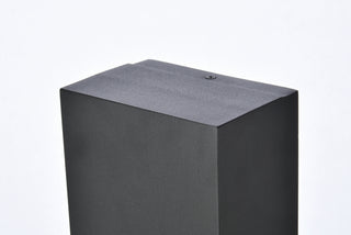 Raine LED Outdoor Wall Lamp in black