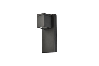 Raine LED Outdoor Wall Lamp in black