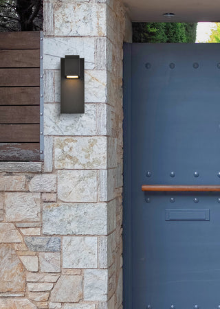Raine LED Outdoor Wall Lamp in black