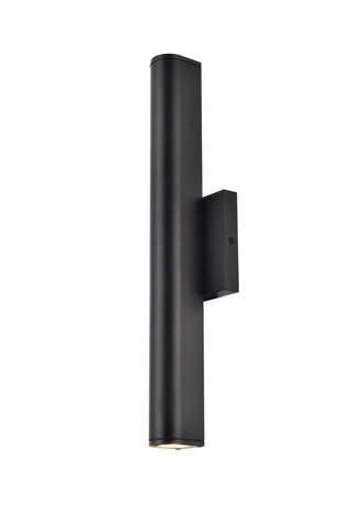 Raine LED Outdoor Wall Lamp in black