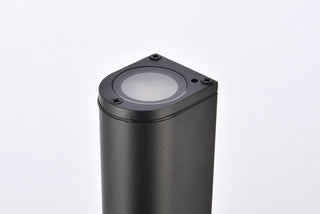 Raine LED Outdoor Wall Lamp in black