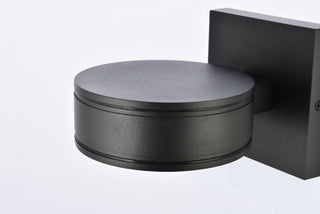 Raine LED Outdoor Wall Lamp in black