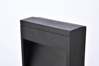 Raine LED Outdoor Wall Lamp in black