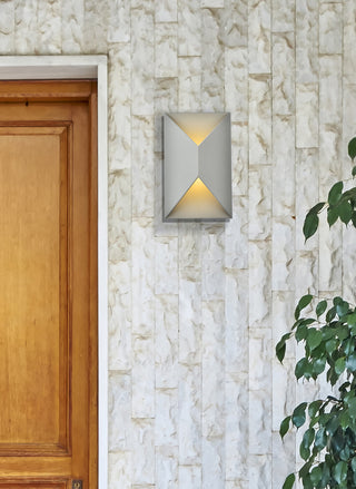 Raine LED Outdoor Wall Lamp in Silver