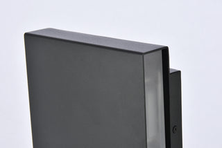 Raine LED Outdoor Wall Lamp in black