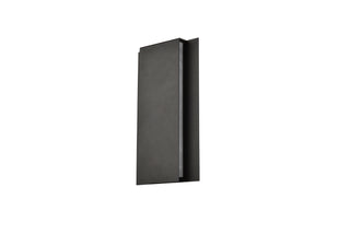 Raine LED Outdoor Wall Lamp in black