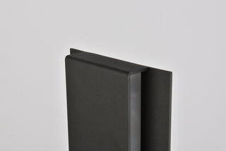 Raine LED Outdoor Wall Lamp in black