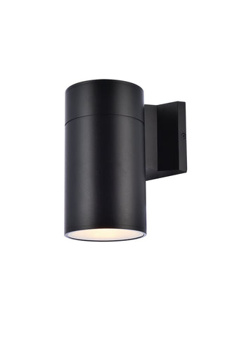 Raine LED Outdoor Wall Lamp in black