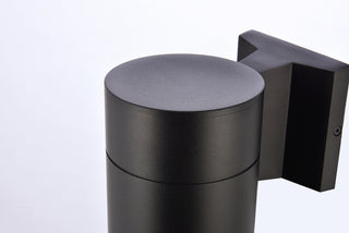 Raine LED Outdoor Wall Lamp in black
