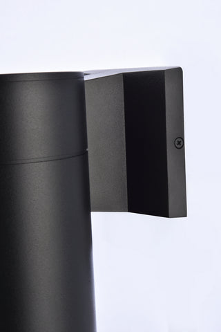 Raine LED Outdoor Wall Lamp in black