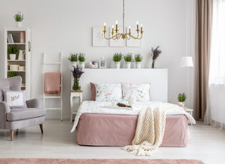 Rohan Six Light Chandelier in Brass