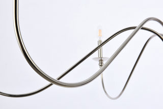 Rohan Six Light Chandelier in Polished Nickel
