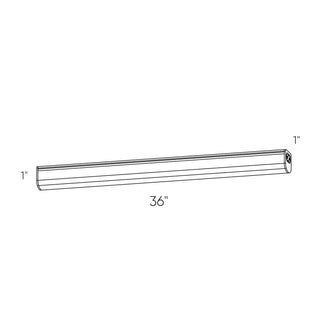 Power-Led Linear LED Multi Cct Linear in Aluminum