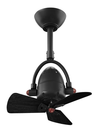 Diane 16" Ceiling Fan in Matte Black