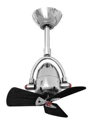 Diane 16" Ceiling Fan in Polished Chrome