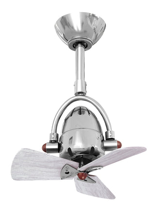 Diane 16" Ceiling Fan in Polished Chrome