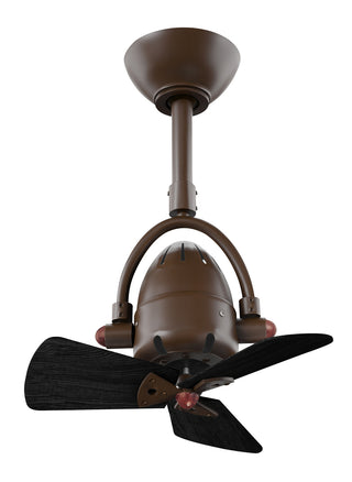 Diane 16" Ceiling Fan in Textured Bronze