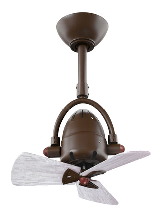 Diane 16" Ceiling Fan in Textured Bronze