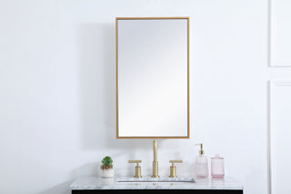 Wyn Medicine Cabinet in Brass