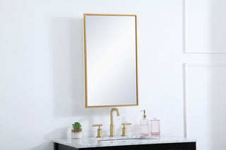 Wyn Medicine Cabinet in Brass
