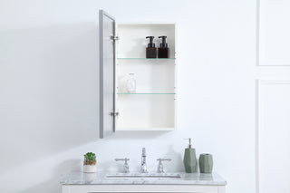 Wyn Medicine Cabinet in Silver