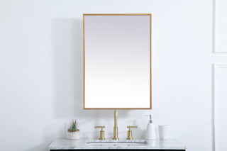 Wyn Medicine Cabinet in Brass