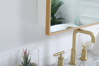 Wyn Medicine Cabinet in Brass