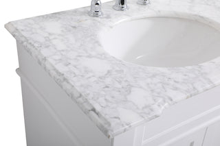 Wesley Bathroom Vanity Set in White