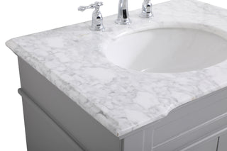 Wesley Bathroom Vanity Set in Grey