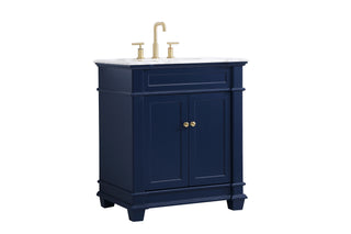Wesley Bathroom Vanity Set in Blue